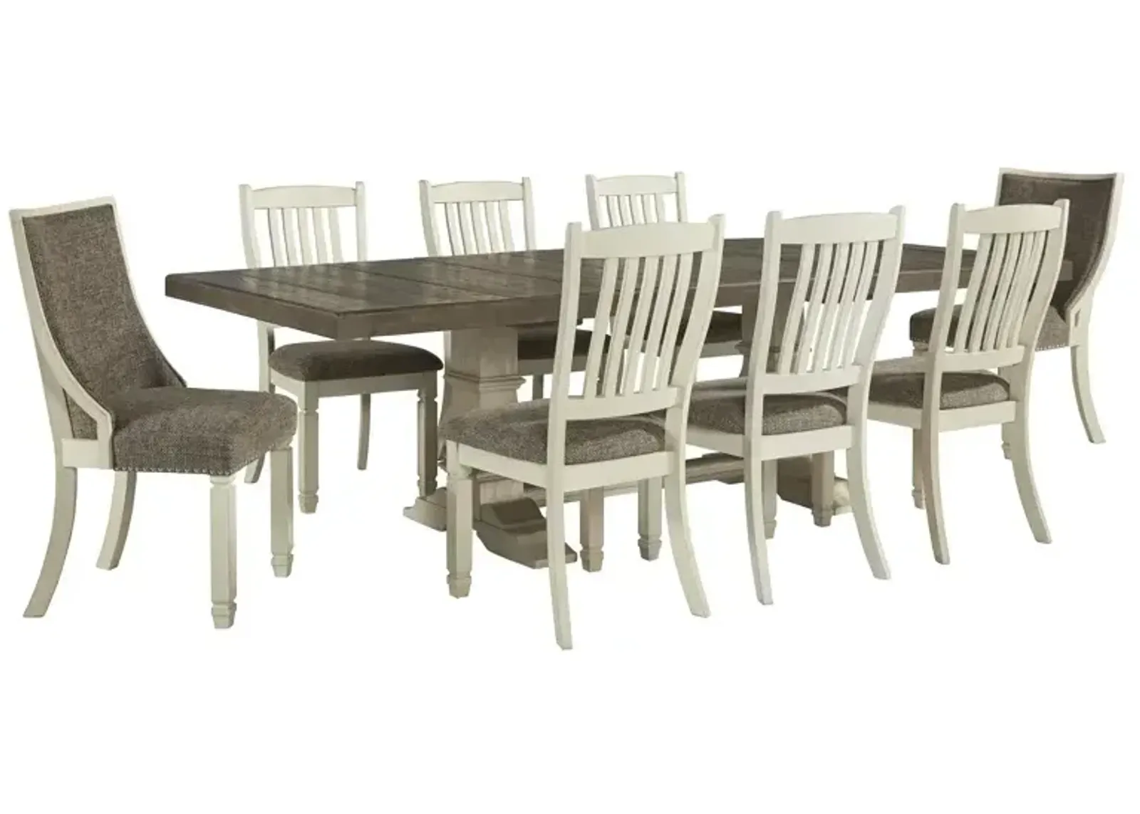 Bolanburg 9 PC Extention Dining Set