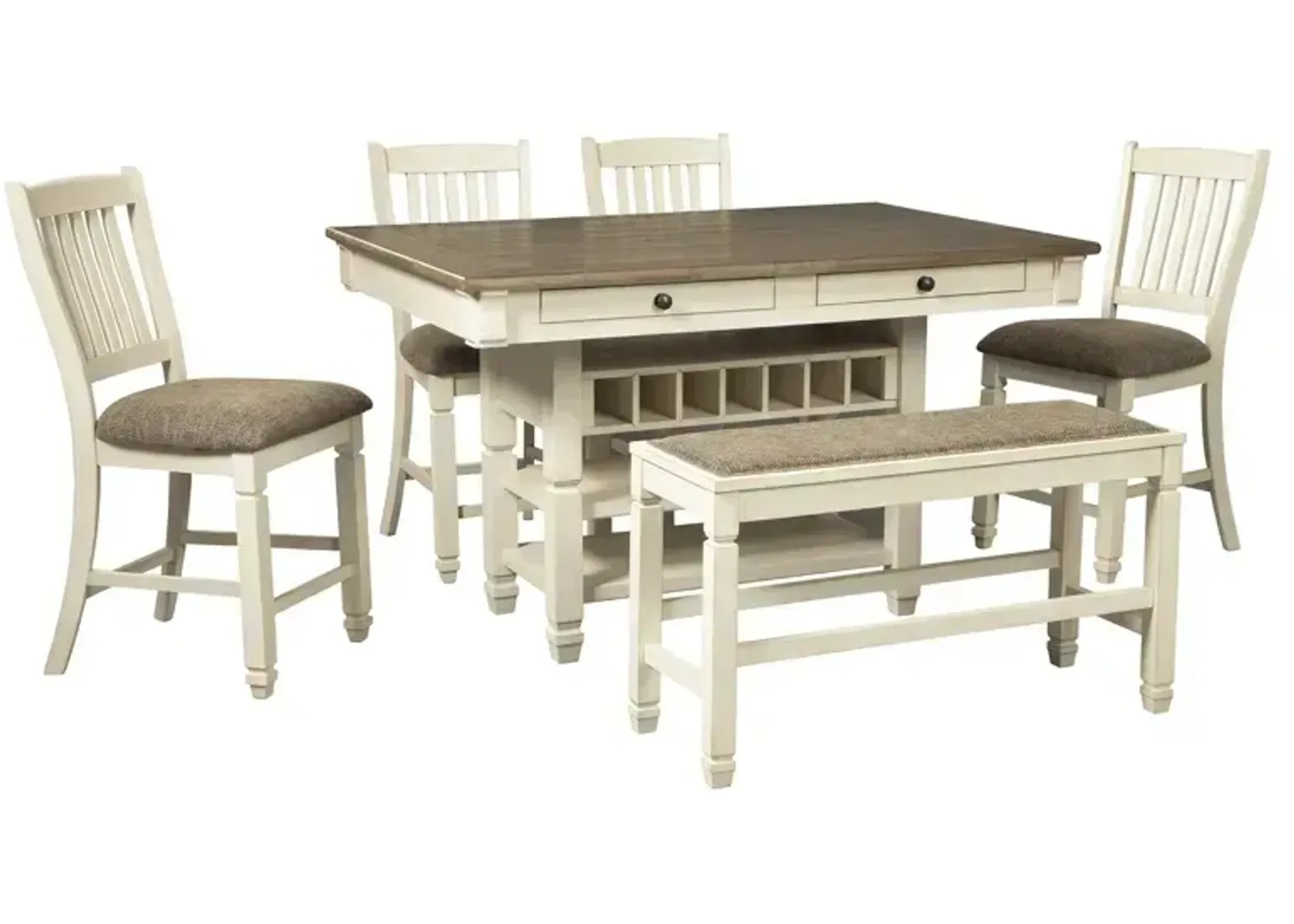 Bolanburg 6 PC Counter Height Dining Set