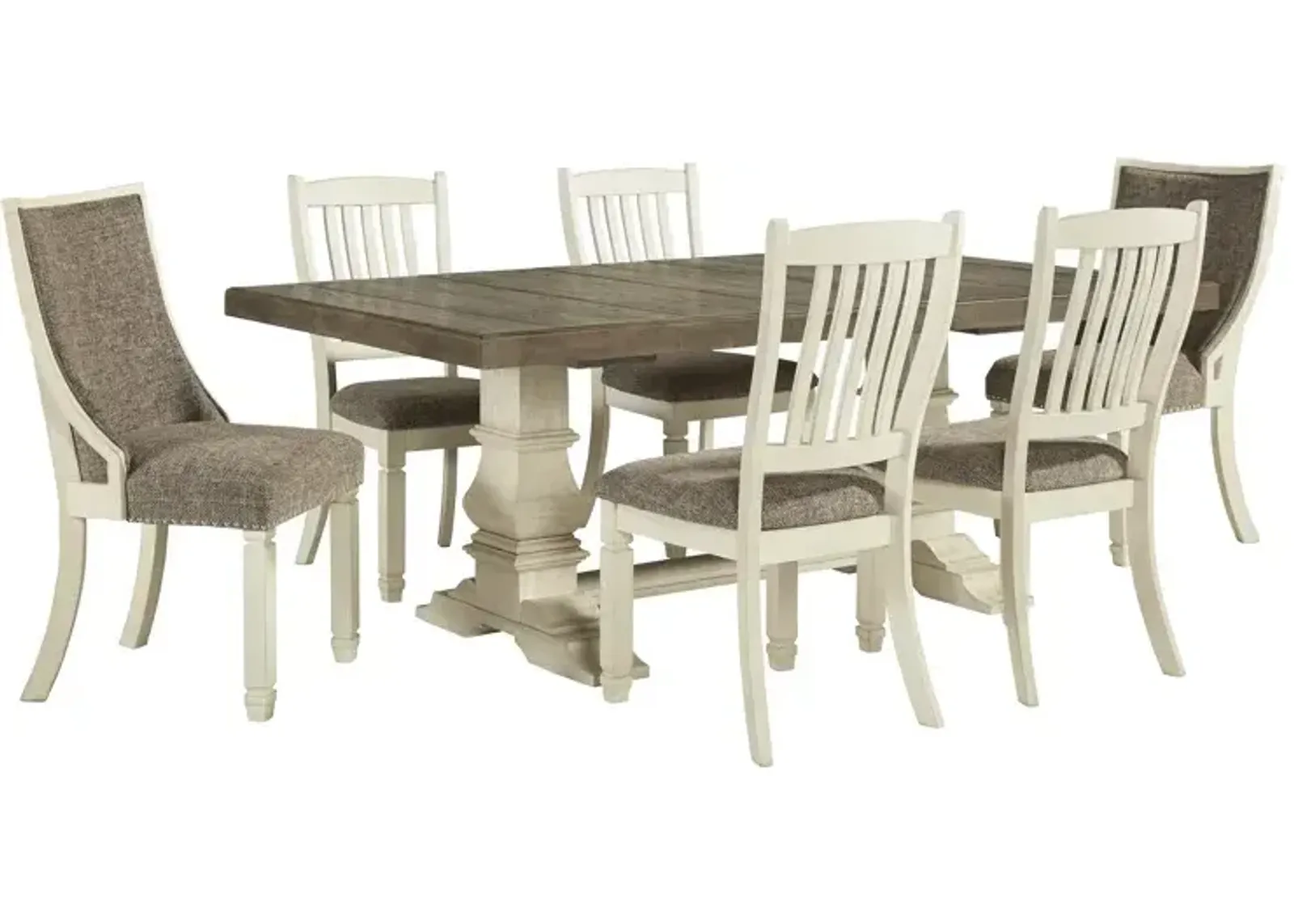 Bolanburg 7 PC Extention Dining Set