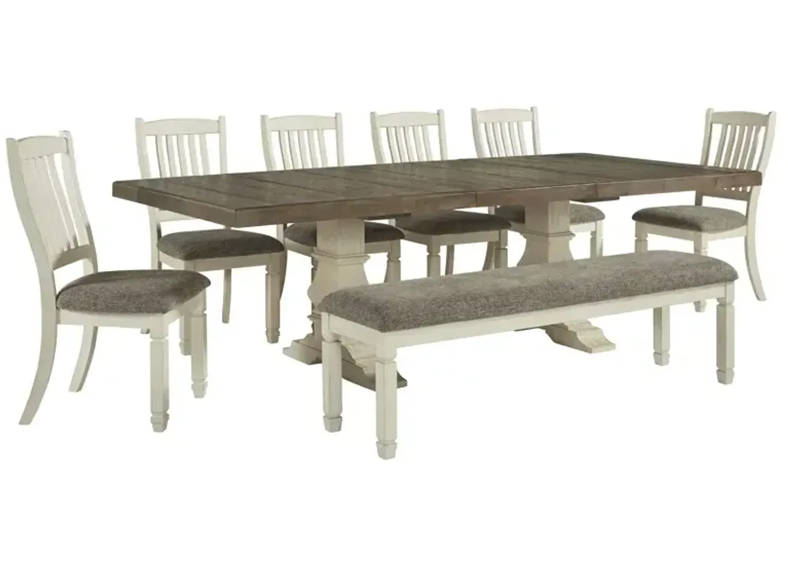 Bolanburg 8 PC Extention Dining Set