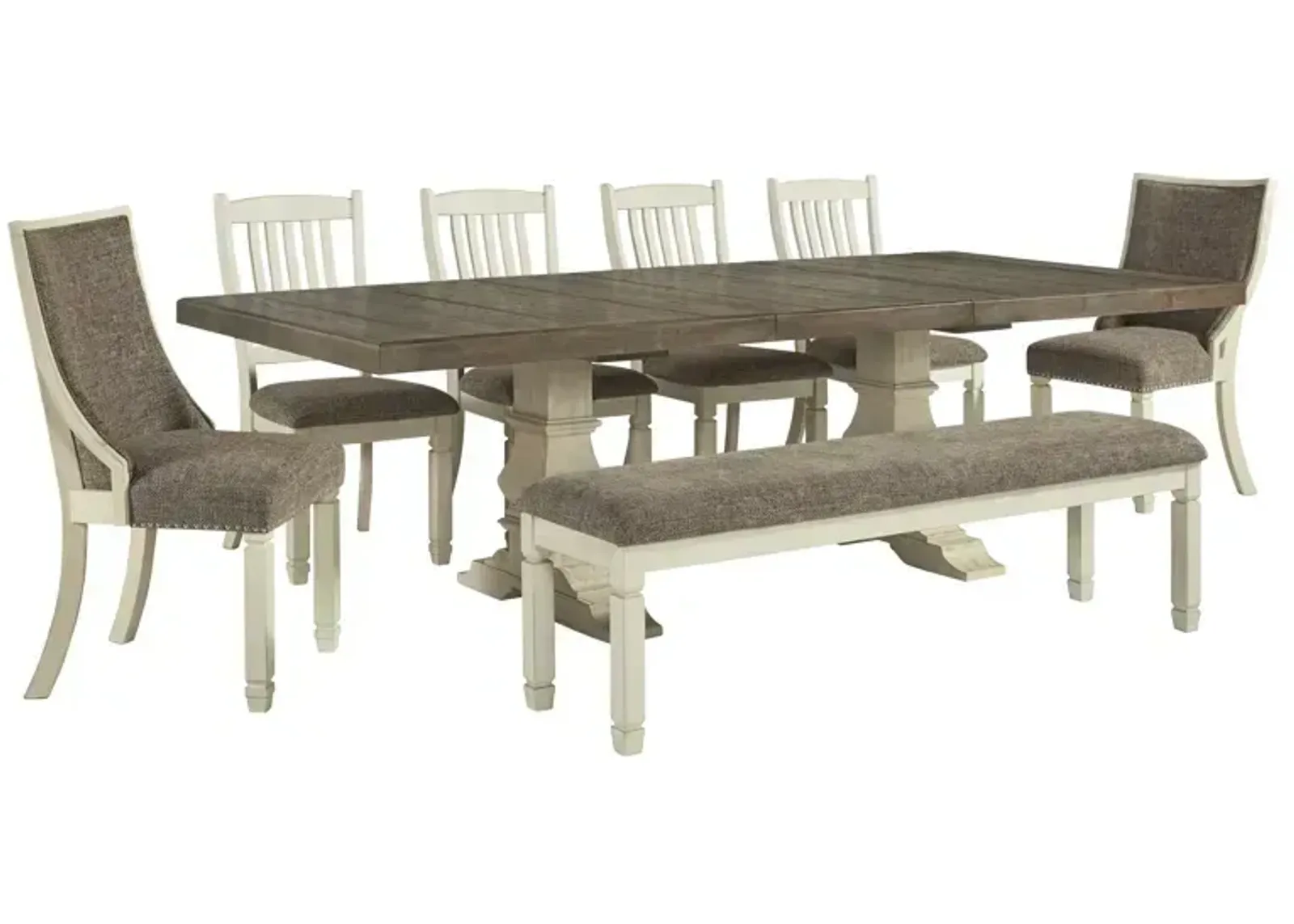 Bolanburg 8 PC Extention Dining Set