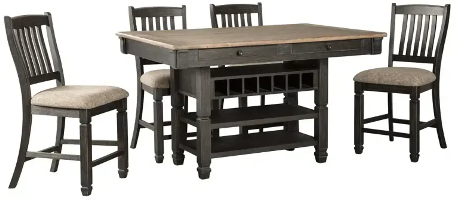 Tyler Creek 5 PC Counter Height Dining Set