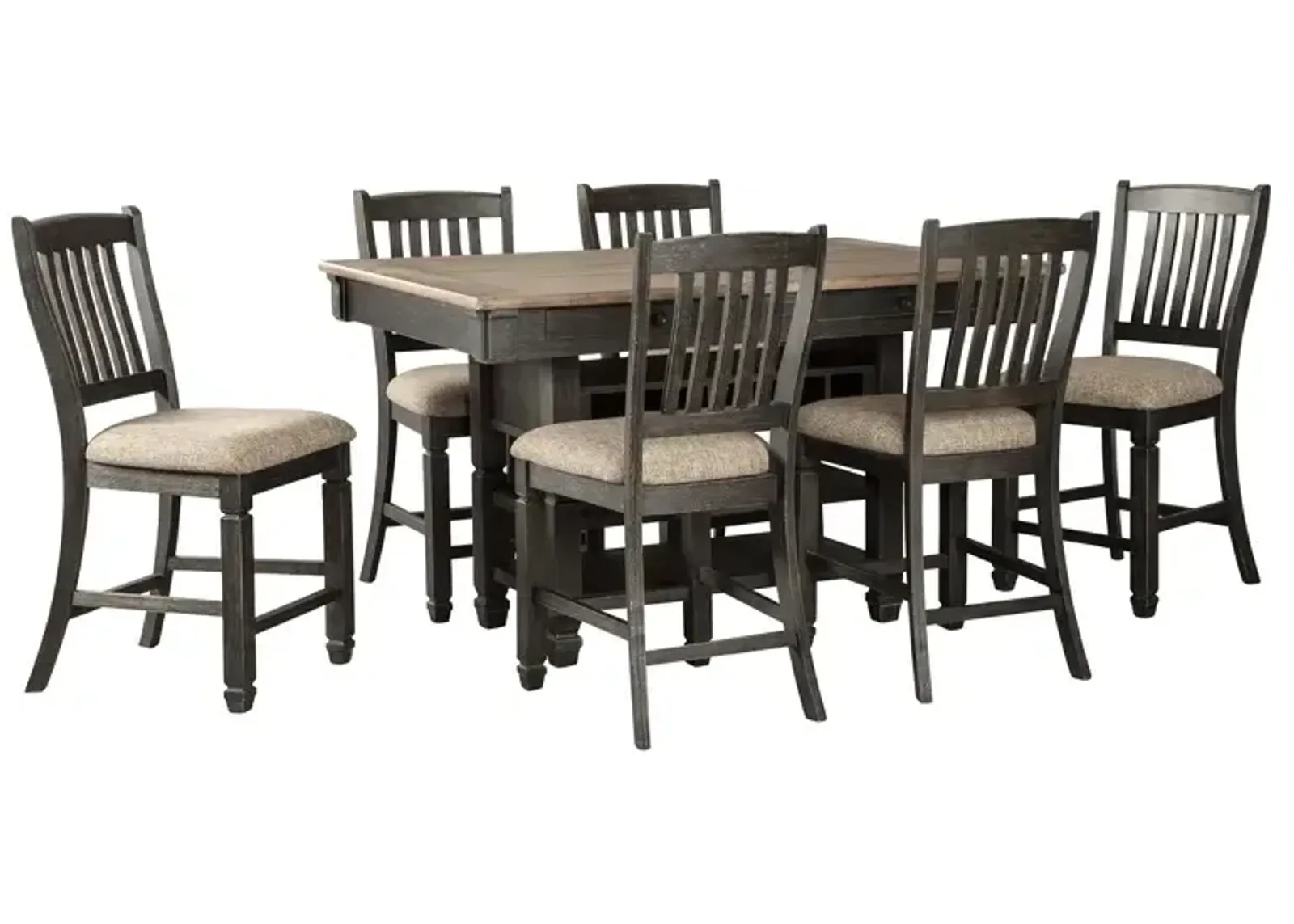 Tyler Creek 7 PC Counter Height Dining Set