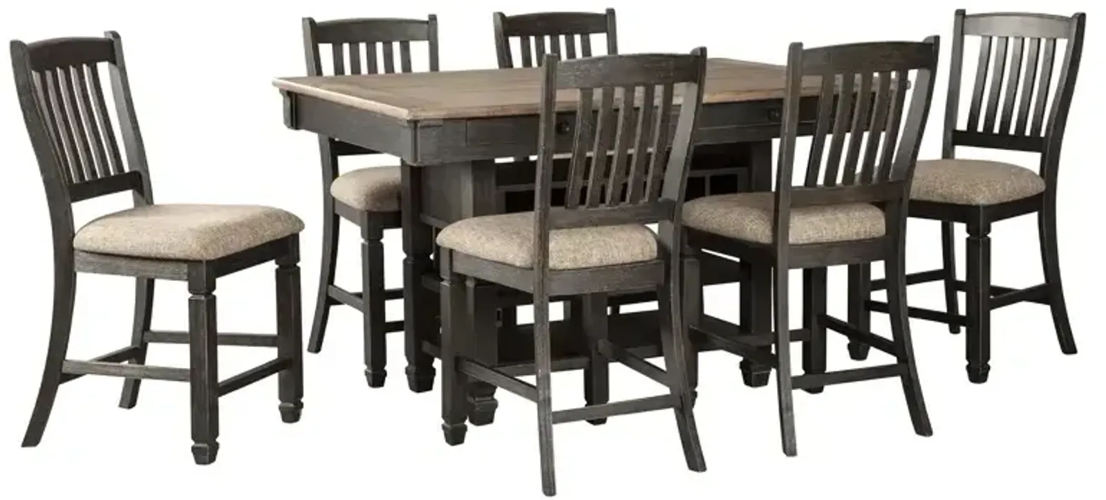 Tyler Creek 7 PC Counter Height Dining Set