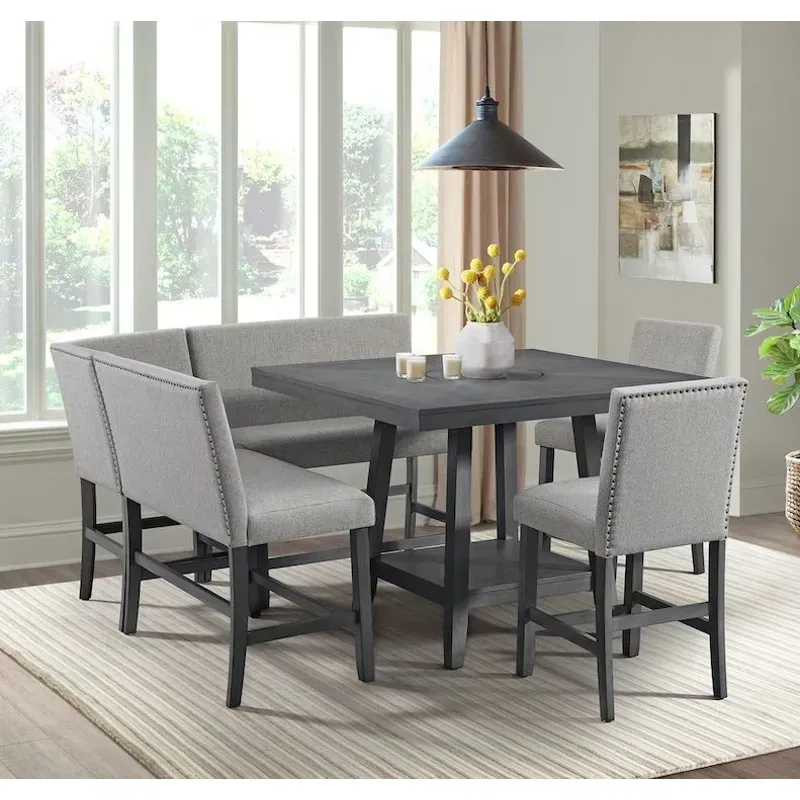 Seneca 6 PC Dining Set - Grey