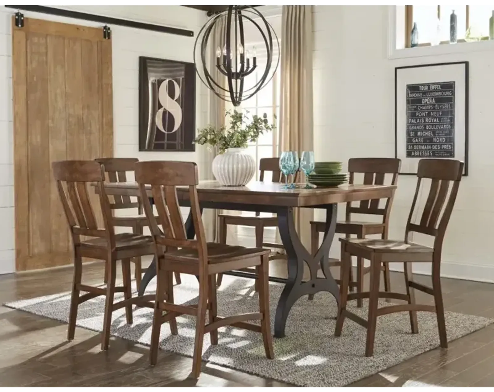 District 7 PC Dining Set