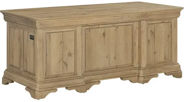 Chateau Philippe 72" Executive Desk - Cognac