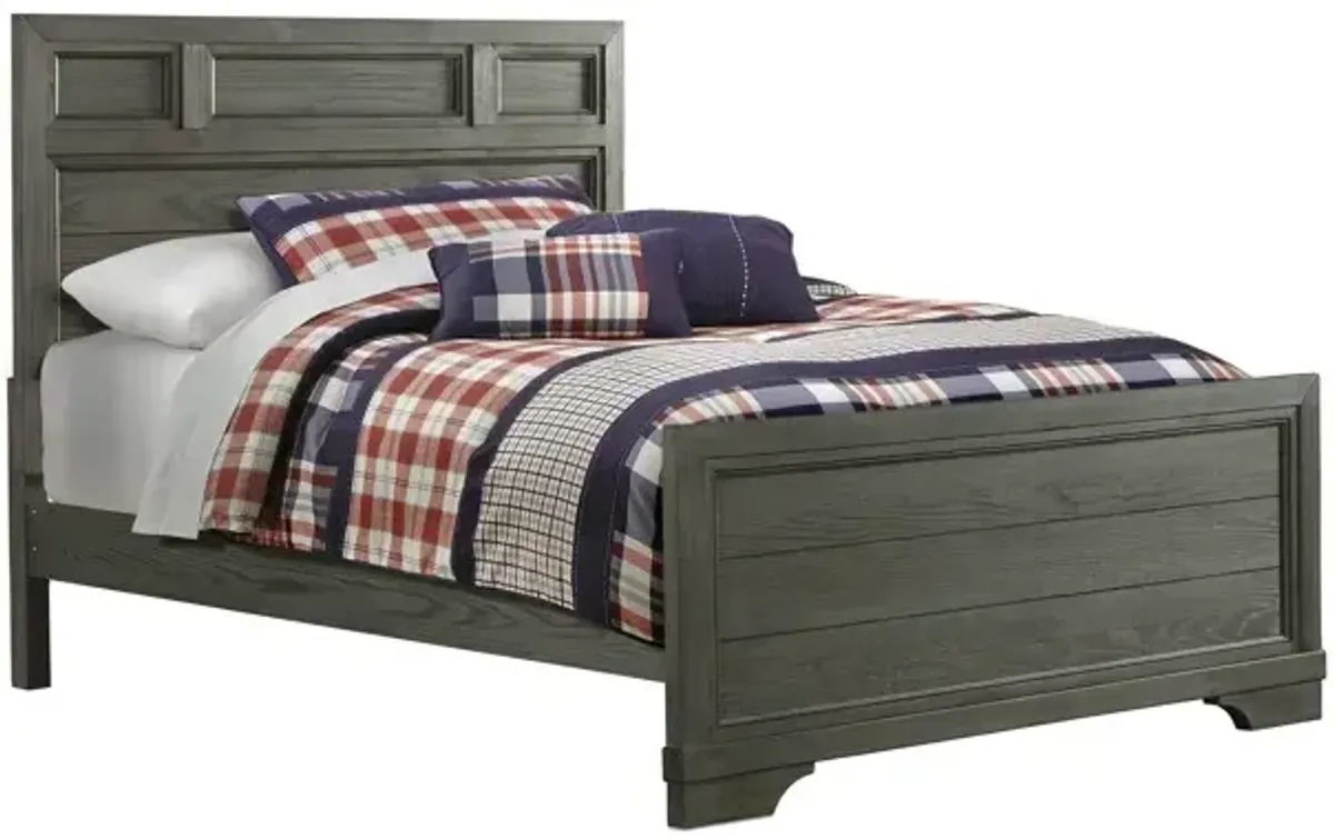 Foundry Full Bed - Brushed Pewter