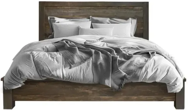 Loft Brown Queen Bed