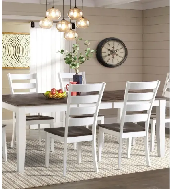 Kona 5 Piece Dining Set - White