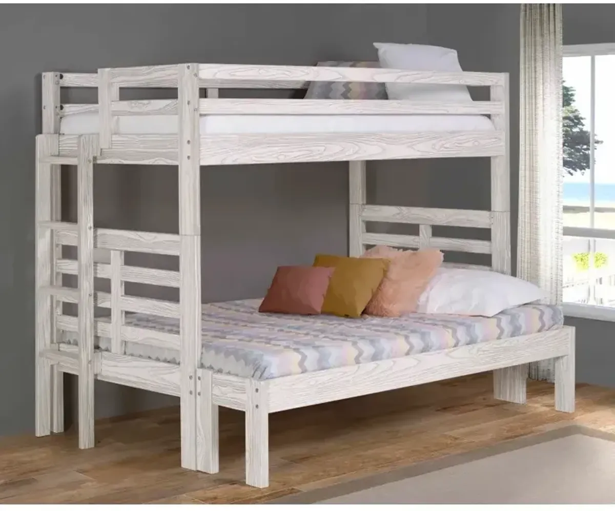 Manchester Full Bunk Bed with Ladder - Birch