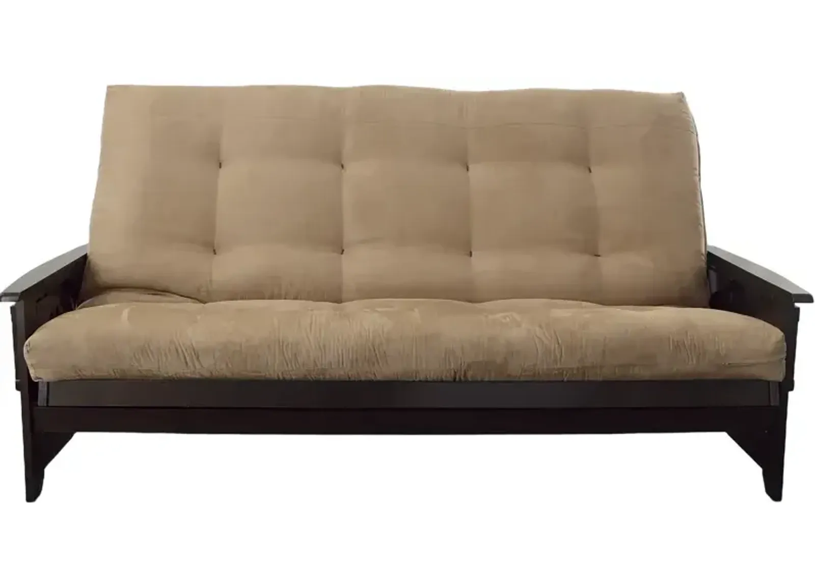 Phoenix Espresso Full Futon w/Cushion - Peats Suede