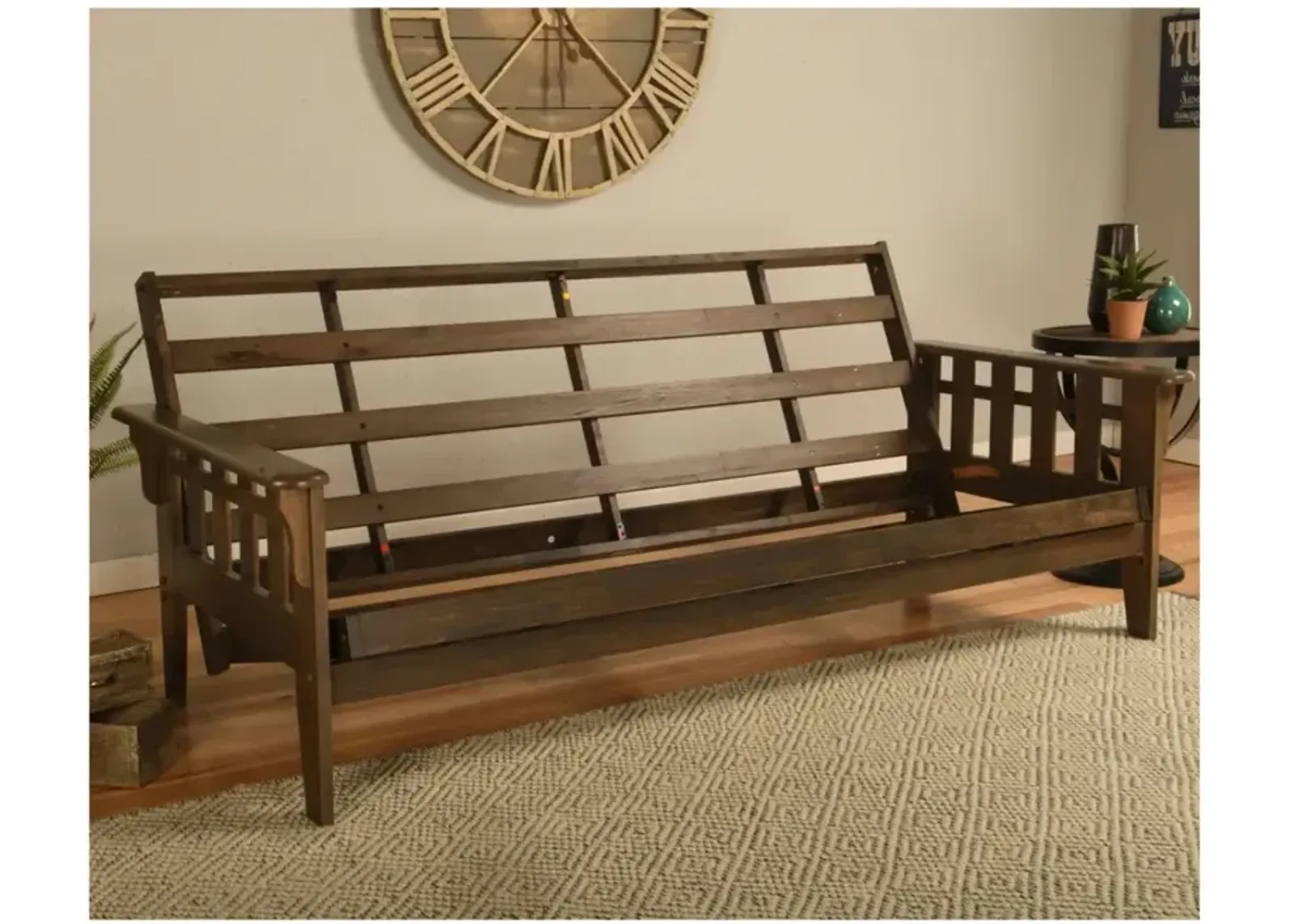 Rustic Walnut Full Futon Frame - Tuscon