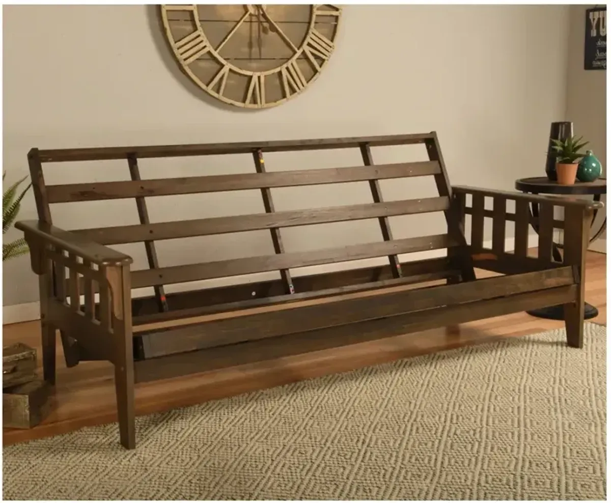 Rustic Walnut Full Futon Frame - Tuscon