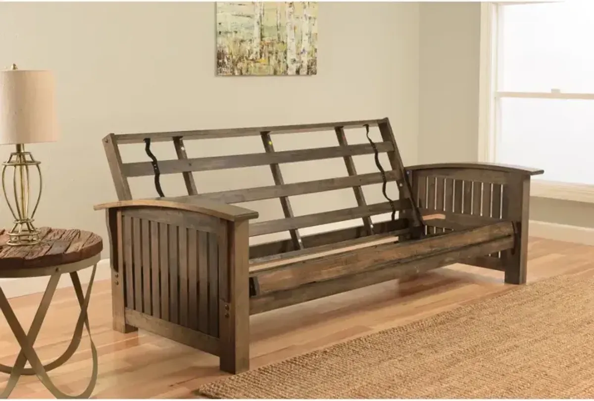 Rustic Walnut Full Futon Frame - Washington