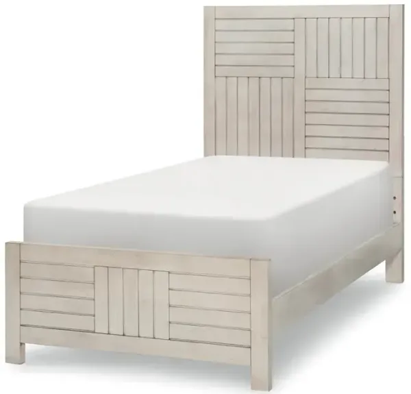 Summer Camp Twin Panel Bed - Stone Path Gray