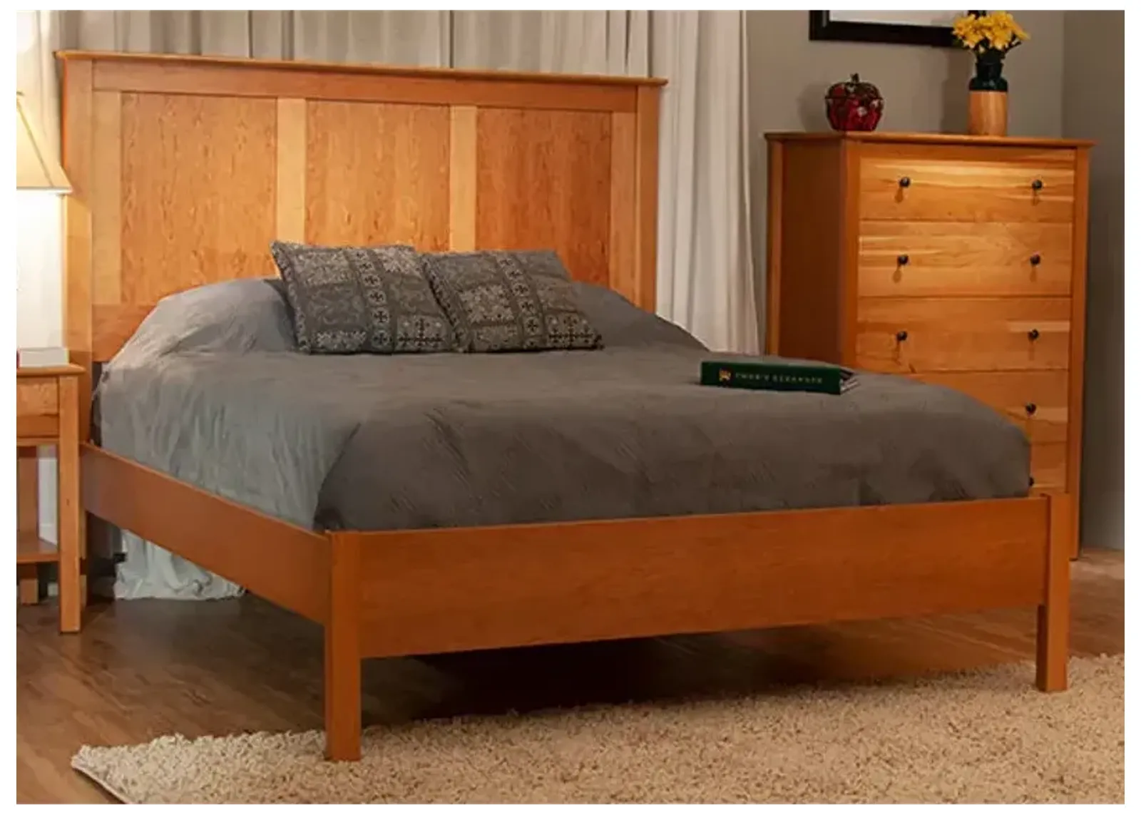 Otter Creek King Panel Bed w/Low Footboard