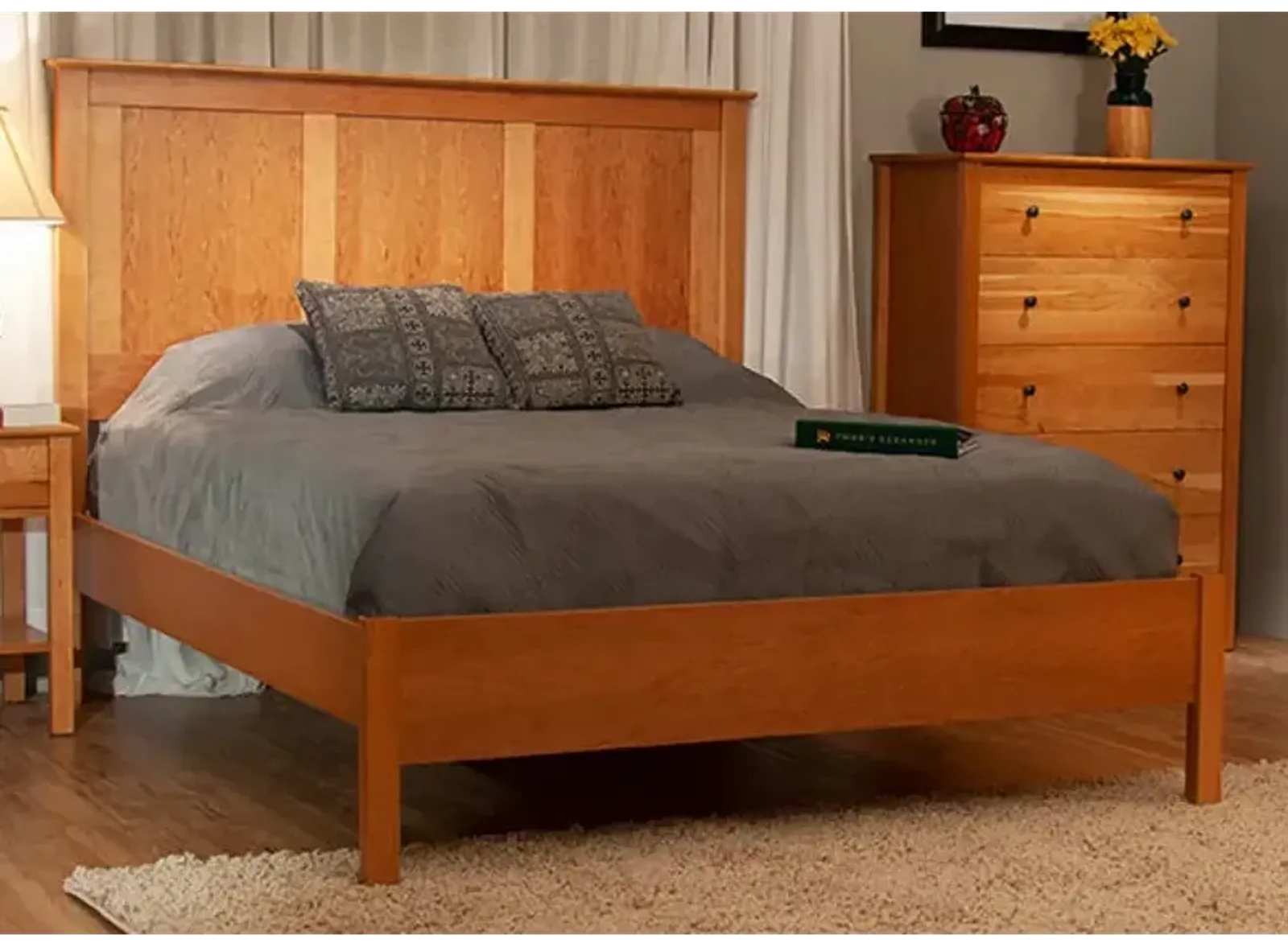 Otter Creek Queen Panel Bed w/Low Footboard