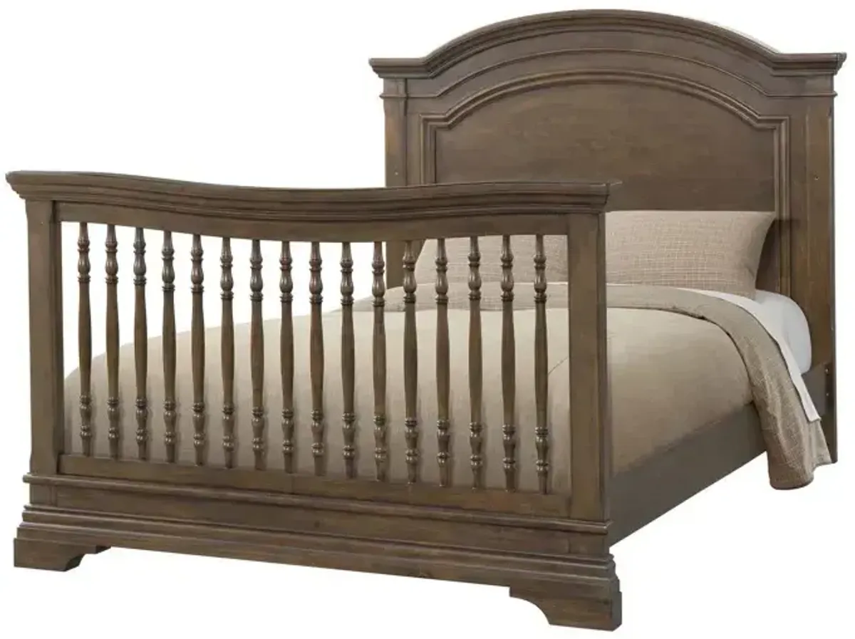 Olivia Arch Top 4-in-1 Convertible Crib - Rosewood