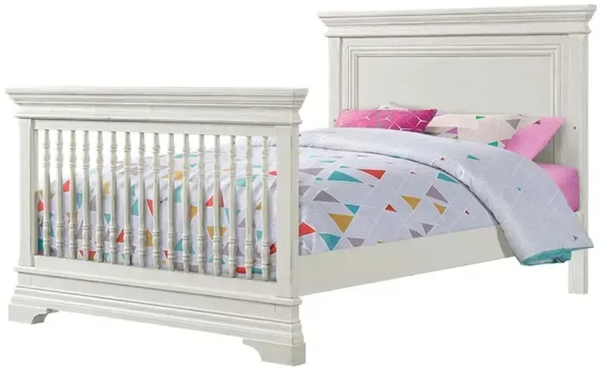 Olivia Flat Top 4-in-1 Convertible Crib - Brushed White