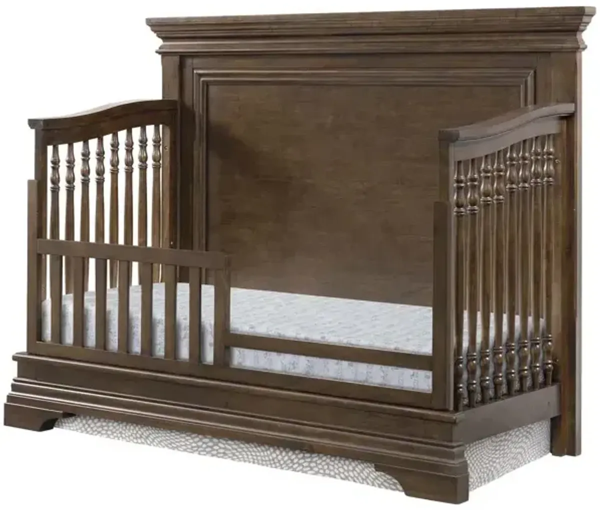 Olivia Flat Top 4-in-1 Convertible Crib - Rosewood