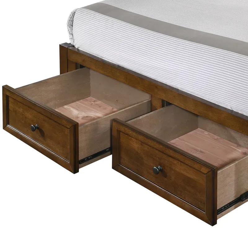 San Mateo Full Storage Bed - Tuscan