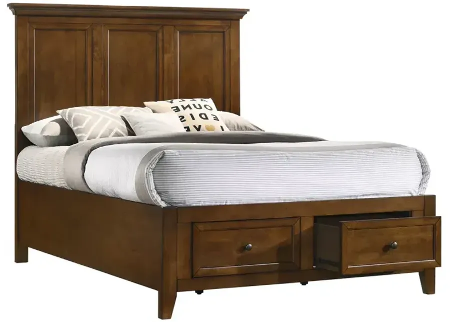 San Mateo Full Storage Bed - Tuscan