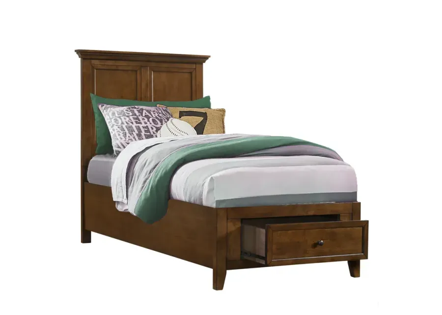 San Mateo Twin Storage Bed - Tuscan