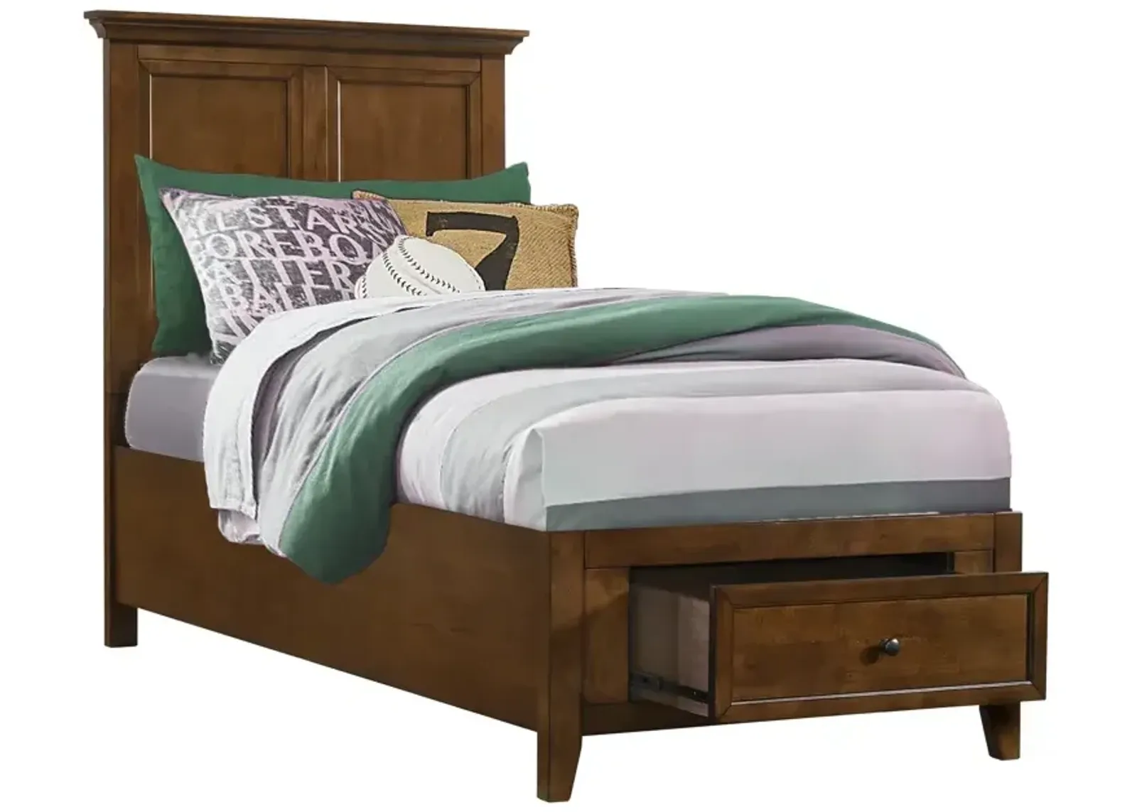 San Mateo Twin Storage Bed - Tuscan