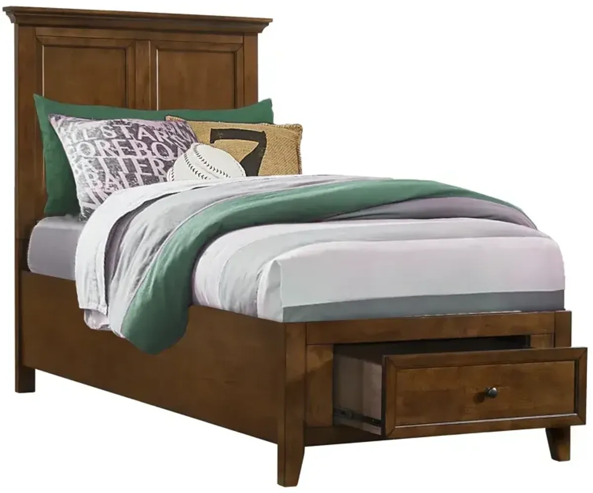 San Mateo Twin Storage Bed - Tuscan