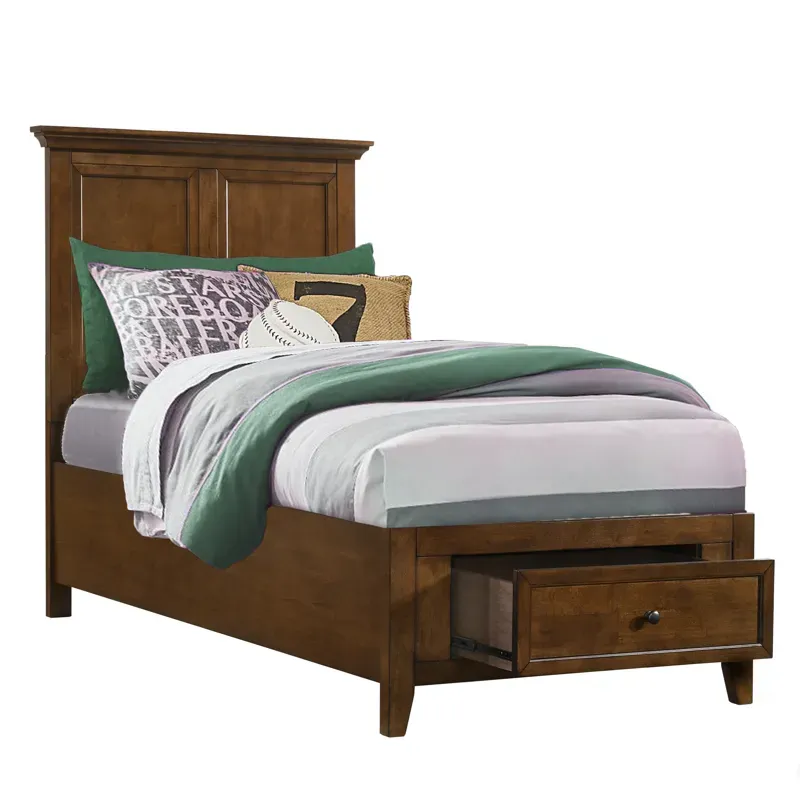 San Mateo Twin Storage Bed - Tuscan