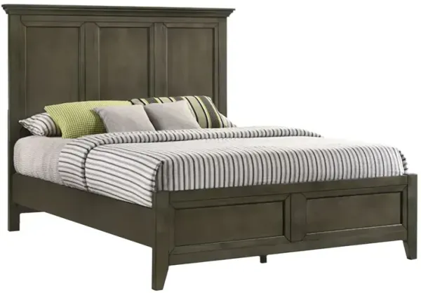 San Mateo Queen Panel Bed - Gray
