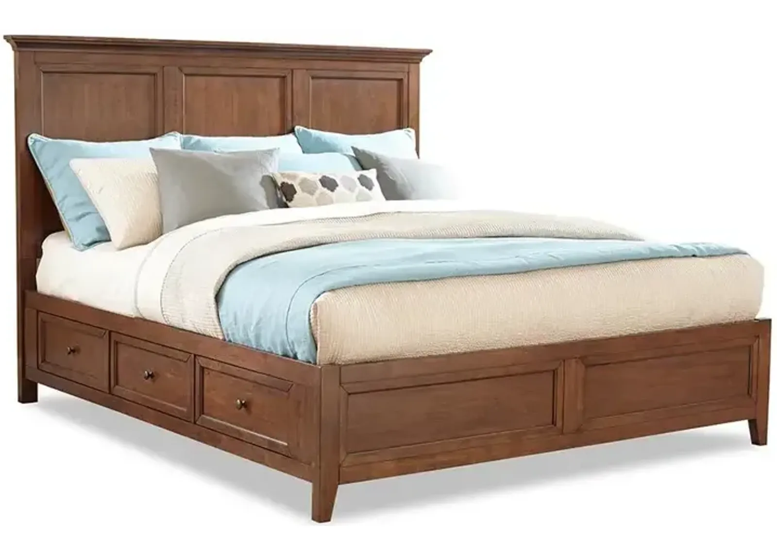 San Mateo Queen Storage Bed - Tuscan