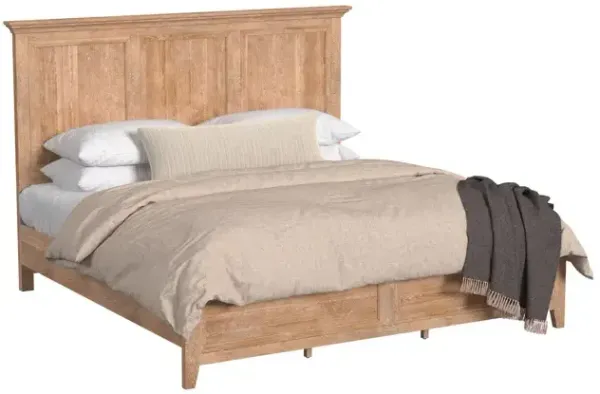 San Mateo King Panel Bed - Wheat