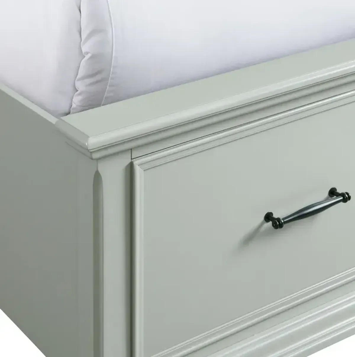 Slater Queen Platform Storage Bed - Grey