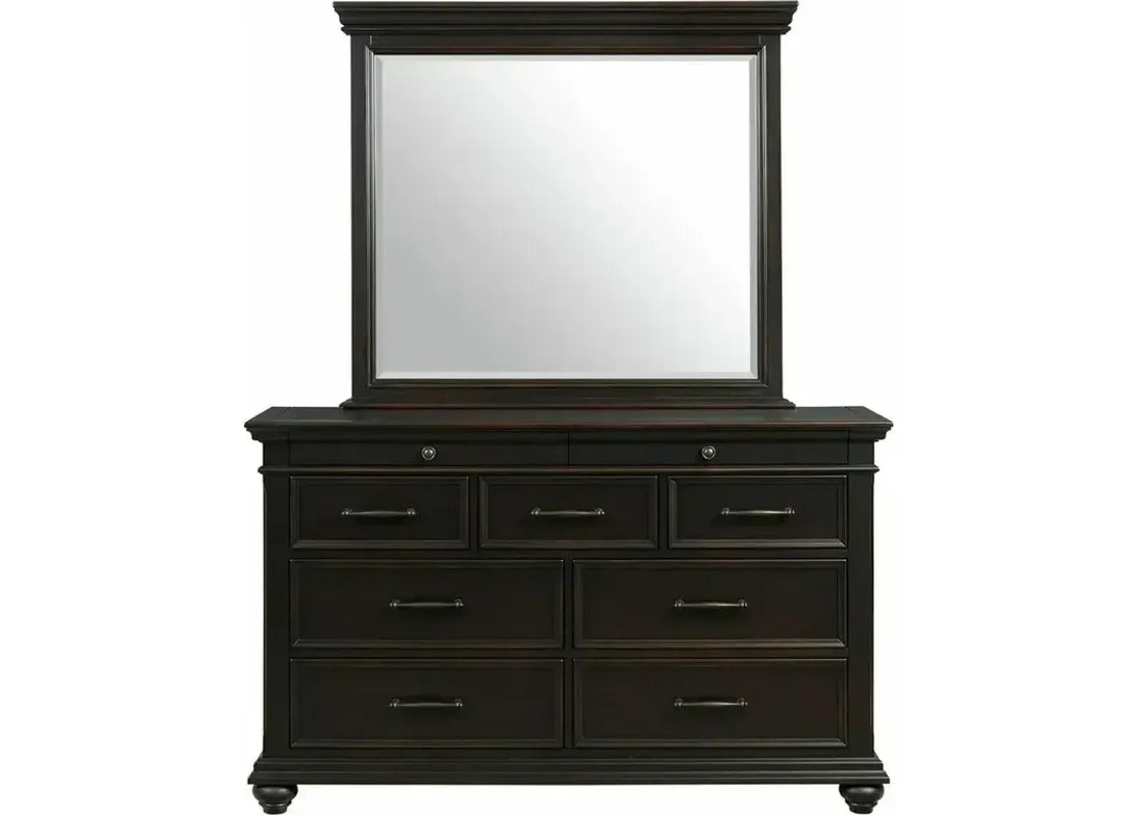 Slater Dresser & Mirror - Black