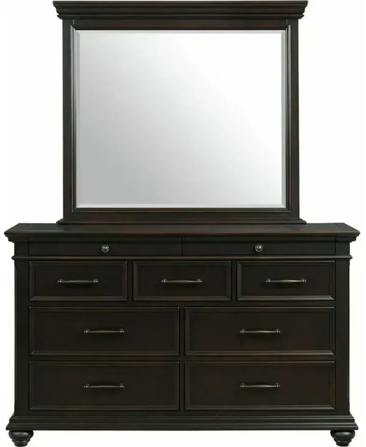 Slater Dresser & Mirror - Black