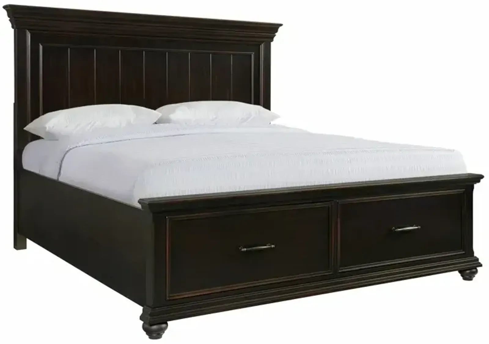 Slater King Bed w/ Storage - Black