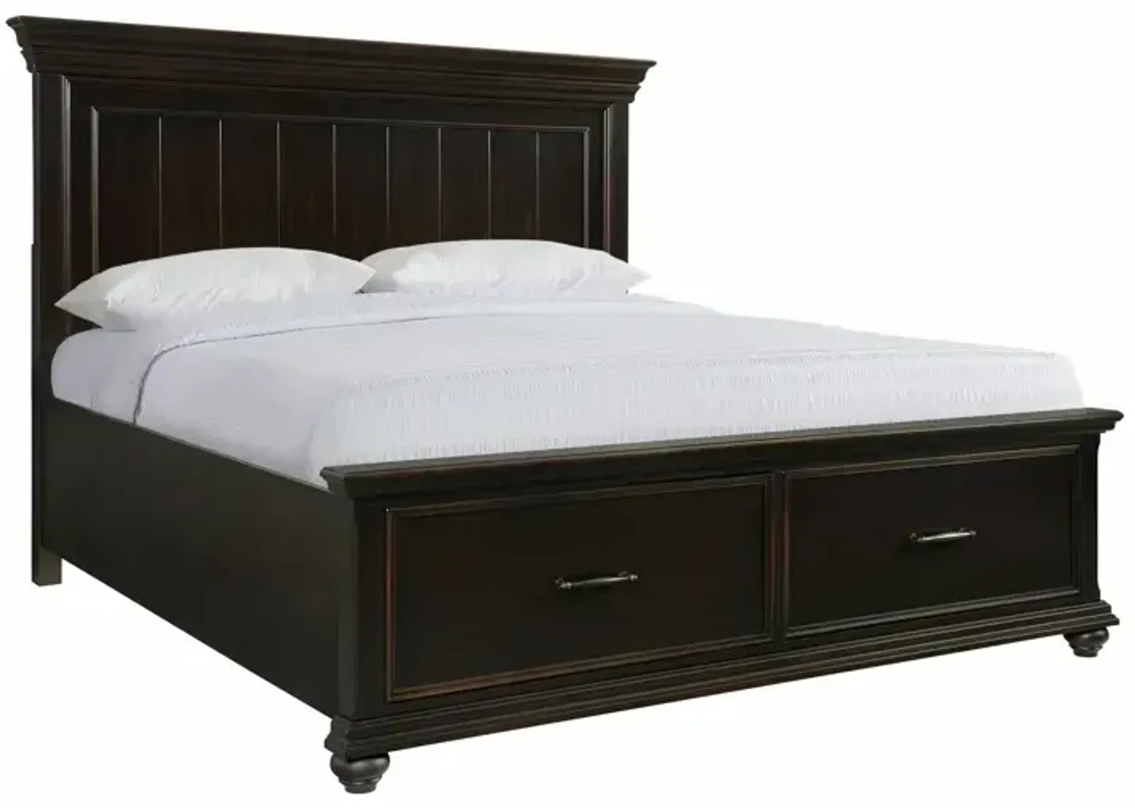 Slater Queen Bed w/ Storage - Black