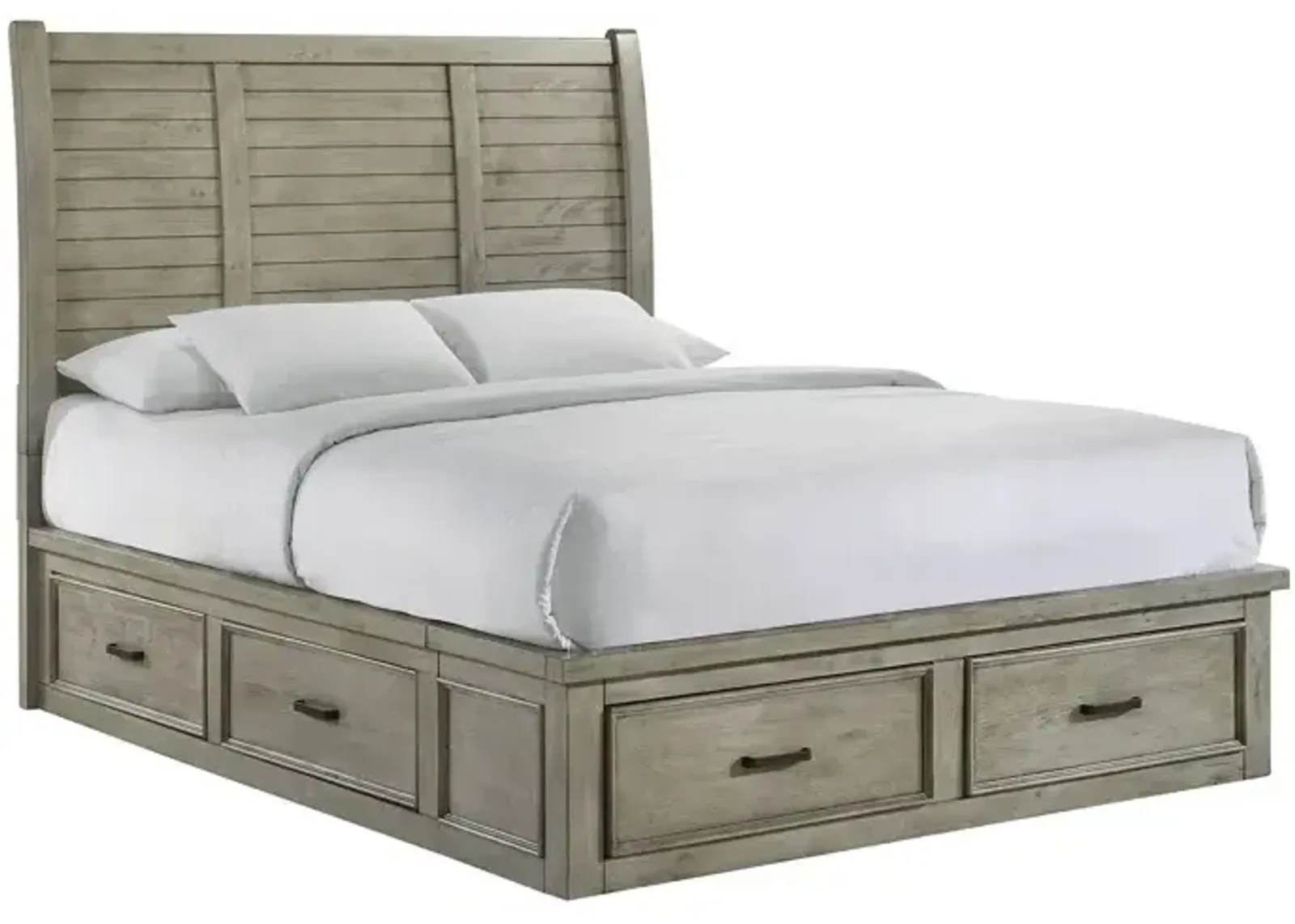 Sullivan Queen Storage Bed - Drift Grey