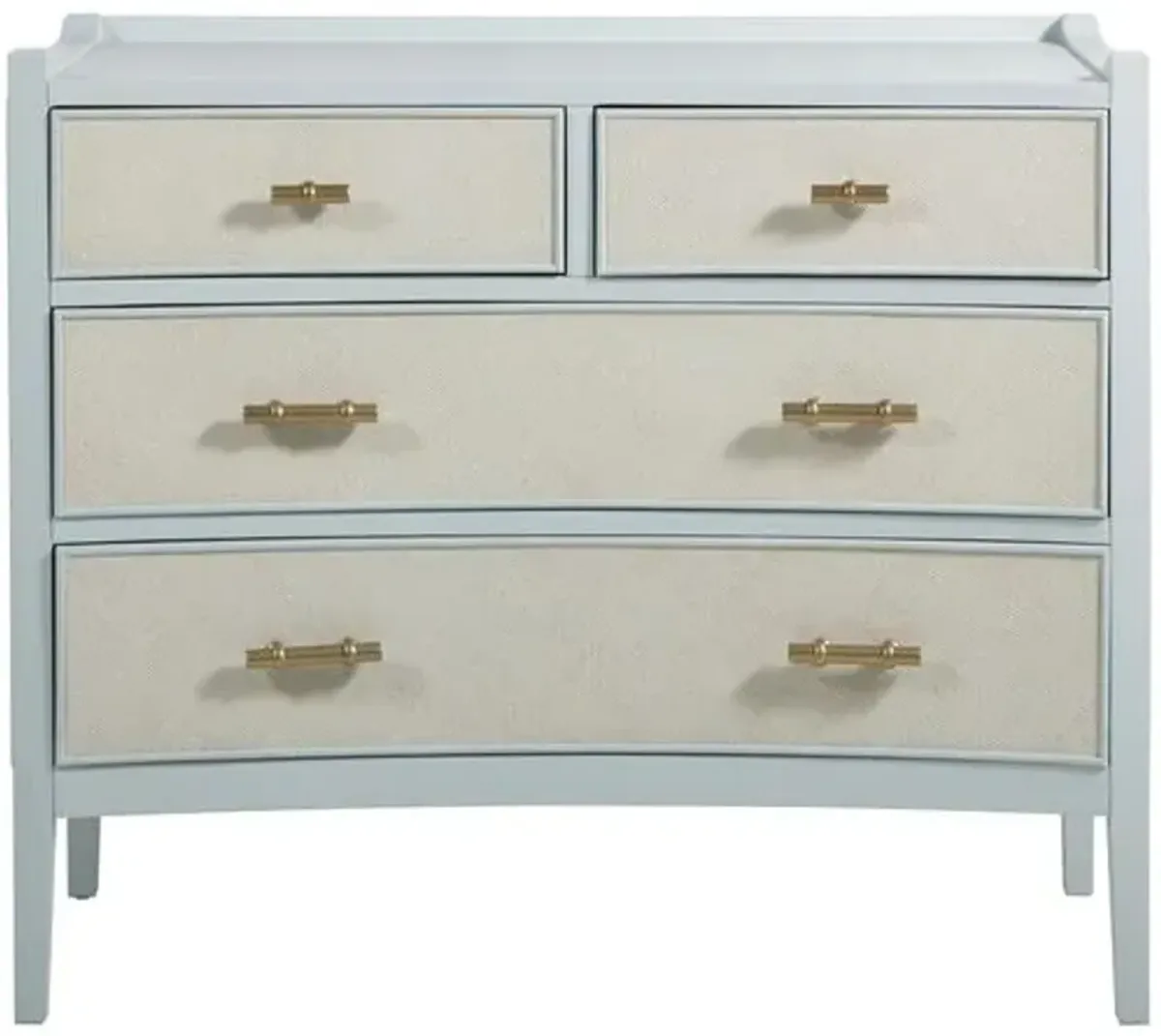 Jane Seagrass Chest - Sky Blue - Gabby - White