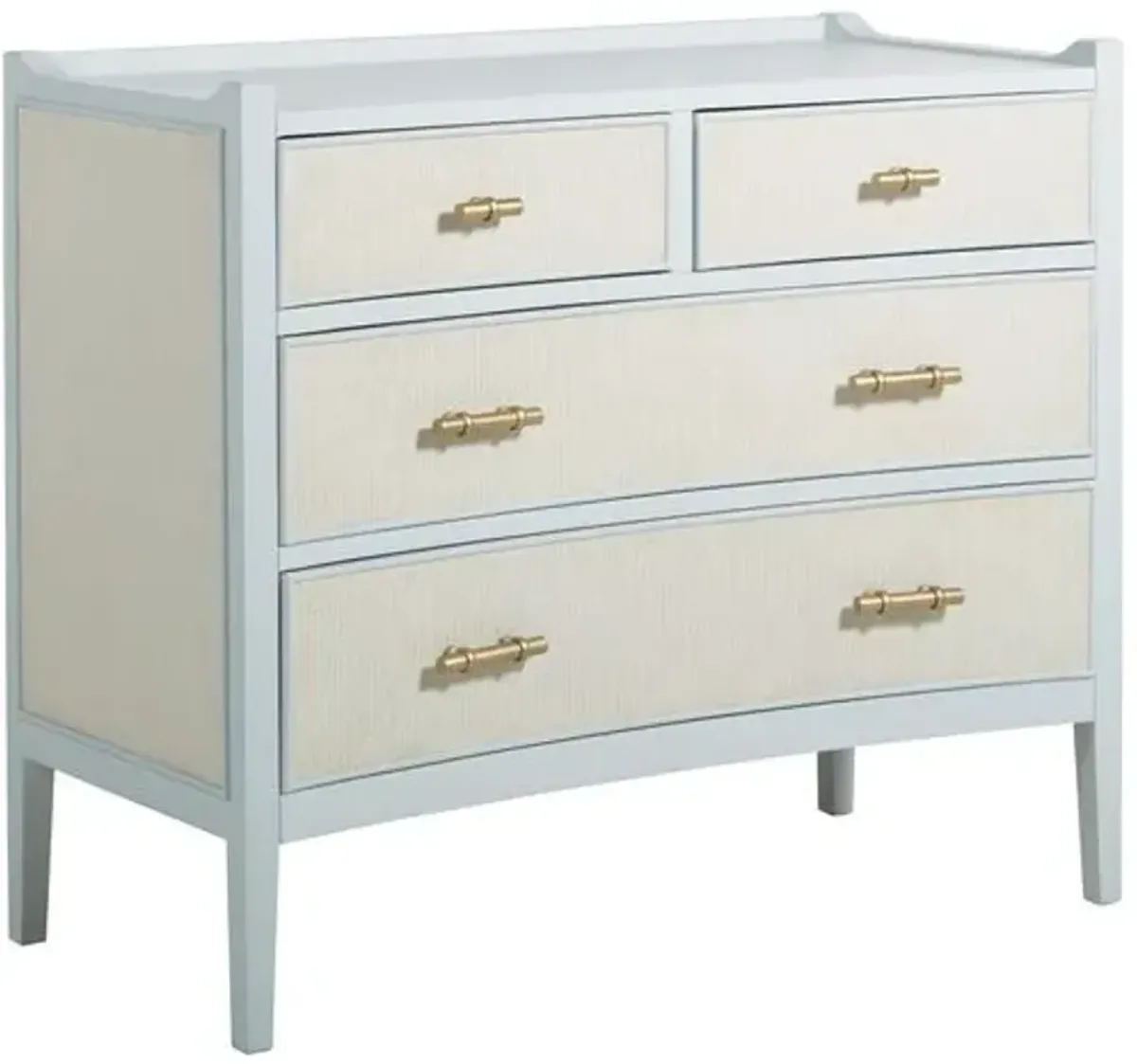 Jane Seagrass Chest - Sky Blue - Gabby - White