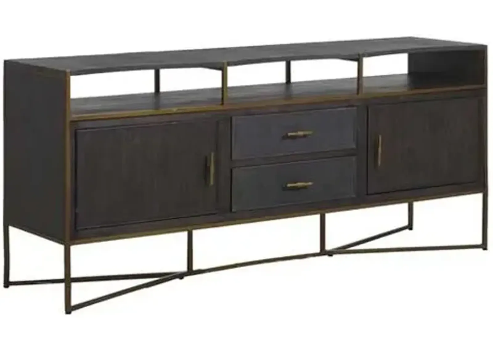 Jameson Media Cabinet - Natural Black - Gabby