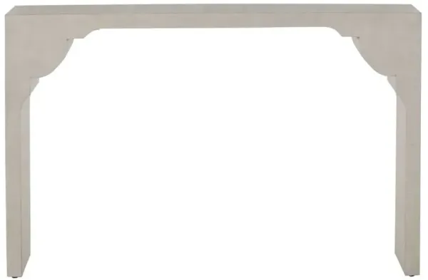 Dorry Console Table, White Seagrass