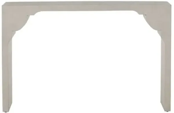 Dorry Console Table - White Seagrass - Gabby