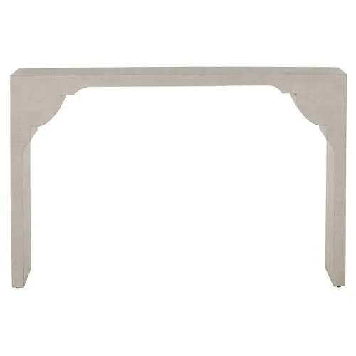 Dorry Console Table - White Seagrass - Gabby