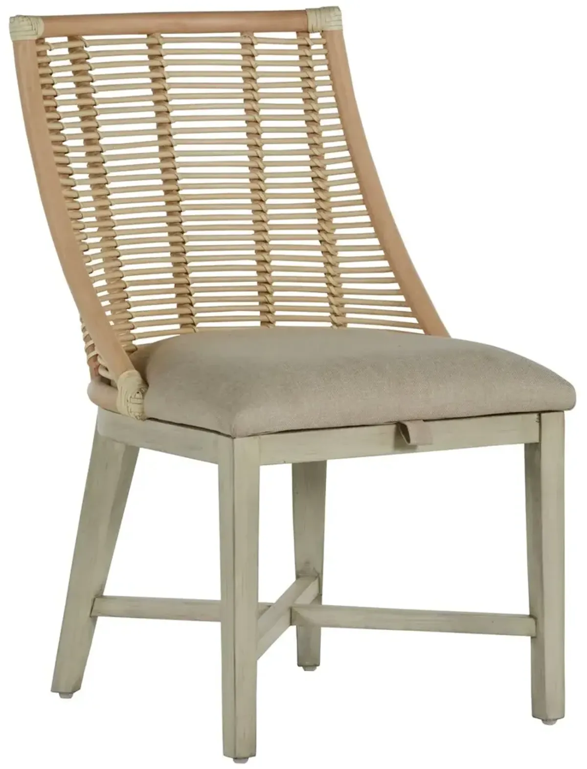 Hamlet Rattan Dining Chair, Sesame White
