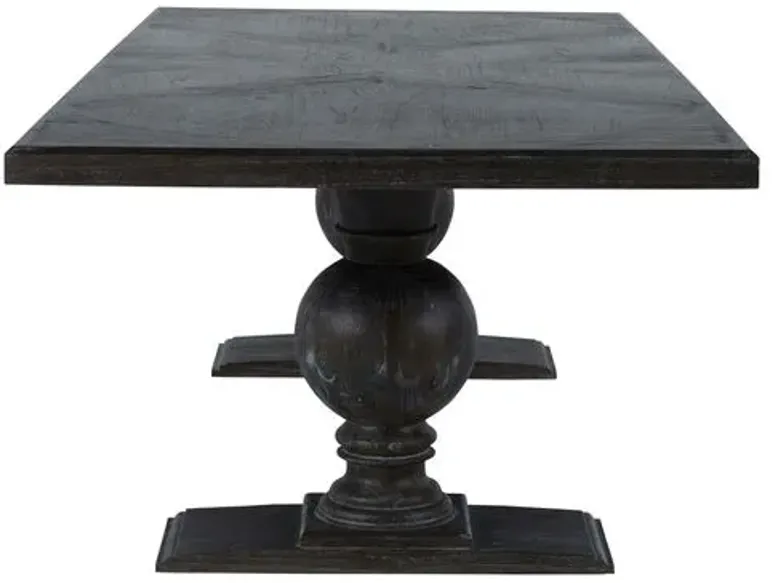 Matthew 105" Dining Table - Cerused Ash - Gabby