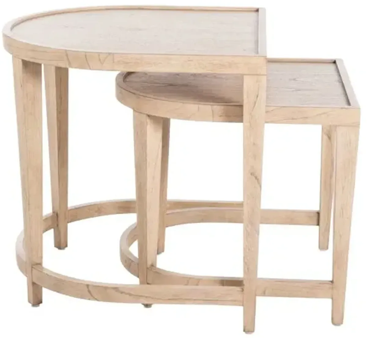 Dustin Nesting Tables - Blonde Natural - Gabby - Brown