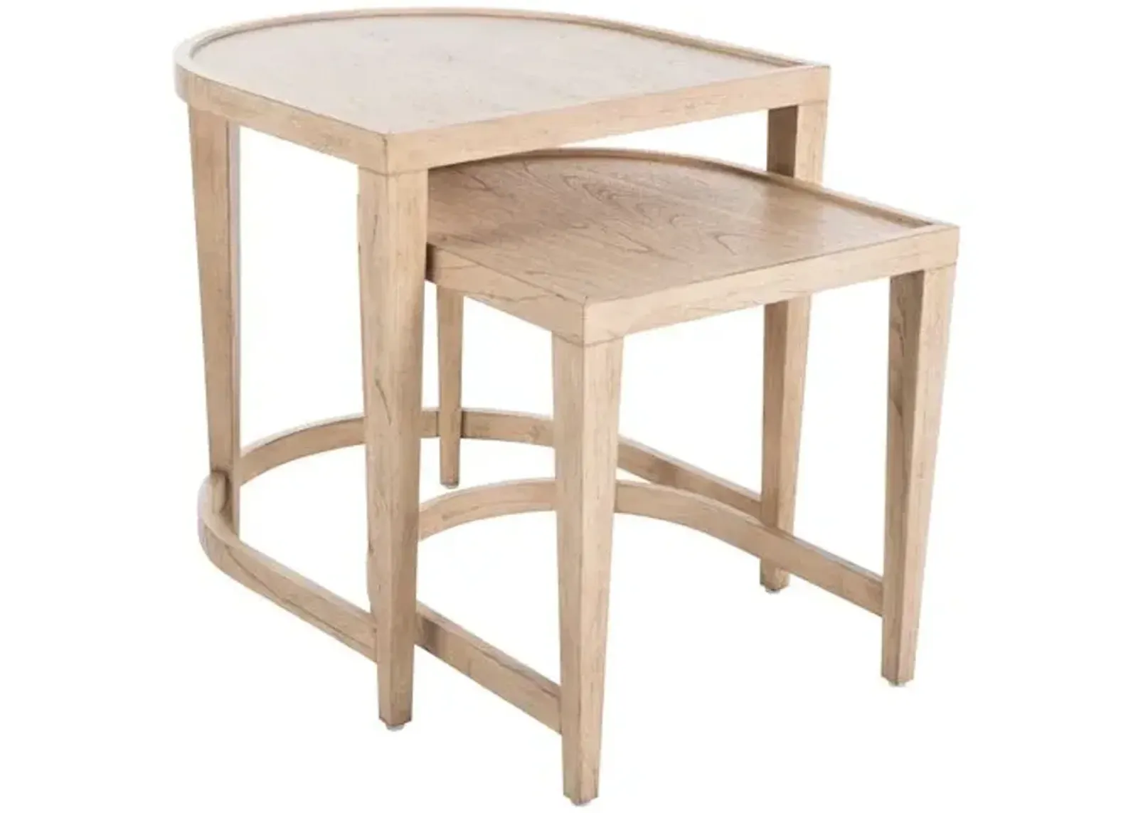 Dustin Nesting Tables - Blonde Natural - Gabby - Brown